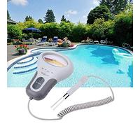 CL2 pH Analyseur Mètre de Chlore avec Sonde, Testeur de Chlore Résiduel, Outil de PH/Chlore Testeur Numérique, Testeur de Qualité de l'eau pour Piscine/Spa