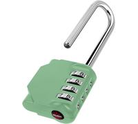 Cl21kg 2.6"" Long Shackle Combination Padlock Set,4 Digit Combination Padlock Set,Your Own Combination For Gym Locker,School,Gates,Doors,Toolbox,