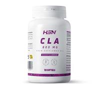 CLA 1000mg HSN | Standardisé pour 80% d'acide linoléique conjugué (Omega 6) | Supplément de perte de poids, brûlant les graisses, idéal pour la définition | Sans gluten, sans lactose 120 perles
