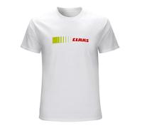 Claas T-Shirt Tractor Farming Male Tee Shirt Men Summer Cotton T-Shirt Unisex Tee White M