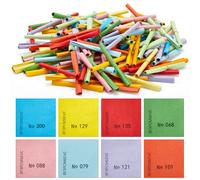 Clabby 200 Pièces Ticket de Tombola Ticket Gagnant Mixtes Colorés 60 x 60 mm Papier à Souhaits Ticket de Tombola avec Chiffres pour Réception en Plein Air Tombola Vereinsfest (200, 1-200)