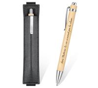 Clabby Merci Stylo à Bille Cadeau Maîtresse, Rétractable avec Trousse | Cadeau de Fin d'Études d'Adieu pour Maîtresse, Maître, Professeur, Cadeaux Maitresse, Noël