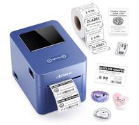 CLABEL 327D Imprimante d'Étiquettes Bluetooth 20-80 mm pour Entrepôt | PC iOS Android, 152 mm/s Impression de PDF Série Code-Barres la Gestion des Stocks, des Rayonnages et des Inventaires Produit
