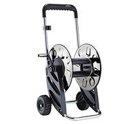 Claber 77310-05 Airon 8979 Dévidoir sur Chariot Acier Inoxydable-60 m