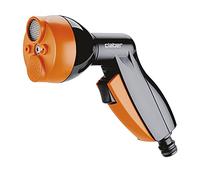 Claber 9083 Pistolet Multifonction Elégant, Noir/Orange/Gris