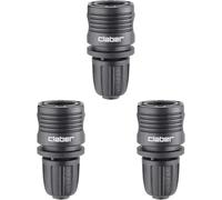 Claber 91009 Micro - Raccord Rapide 12,7 cm (1/2") (Lot de 3)