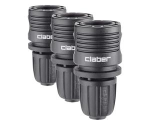 Claber 91009 Micro - Raccord Rapide 12,7 cm (1/2") (Lot de 3)