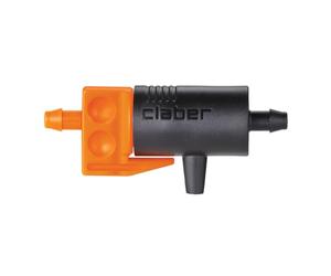 Claber Goutteur en Ligne de 0-6 l/h, réglable pour système d'arrosage Goutte à Goutte