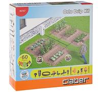 Claber Kit Potager pour réaliser installation d’arrosage goutte à goutte jusqu’à 60 plantes