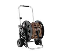 Claber Kit Pronto 30, Chariot dévidoir en Aluminium et Plastique avec Tuyau et Lance d'arrosage