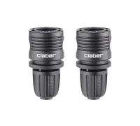 Claber Lot de 2 raccords à compression 91009 avec raccord Quick-Click