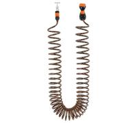 Claber Spiral kit Plus, lance multifonction, raccords automatiques et tuyau flexible spiralé pour arrosage