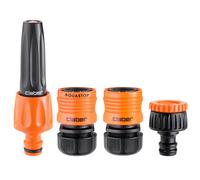 Claber Starter kit Ø 12,5-15 mm, Lance et raccords automatiques pour Tuyau d'arrosage