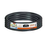 Claber Tube en polyéthylène PN6 pour raccords à Compression, Noir/Orange/Gris