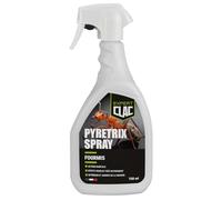Clac® Anti Fourmis - Insecticide Fourmis Intérieur & Extérieur - Traitement Puissant Zones de Passage, Plinthes, Fissures, Terrasse - Effets Visibles Rapidement - PYRETRIX Spray 750 ML