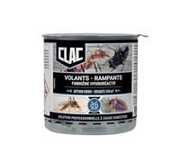 Clac® Fumigène Insecticide Hydro-Réactif sans Mèches - Anti Puces, Cafards, Punaises de Lit, Fourmis, Mites & Mouches - Action Choc - Spécial Infestion - Traitement Professionnel - 130m³ - 10g