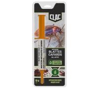 Clac® Gel Anti-Cafards Triple Action 10g - Insecticide Puissant contre Cafards et Blattes - Résultats Rapides - Effet Longue Durée