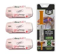 CLAC - Gel et Pièges Anti Cafards Anti Blattes - Résultat rapide & Effet durable