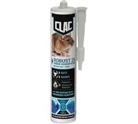 Clac® Robust crème 25 - Raticide Pro à base de Brodifacoum - Crème Anti-Rats et Anti-Souris - Effet Rapide - Intérieur/Extérieur - Application Pistolet