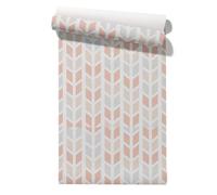 Claccis Papier Peint Vinyle Lisse Autocollant Texturé Art Géométrique Chambre Coloré Simple Et Frais Papier Adhésif Imperméable Pour Plans De Travail, Armoires Tiroirs 45x500cm