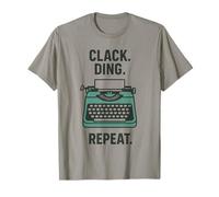 Clack Ding Repeat | Machine à écrire | Humour écrivain T-Shirt