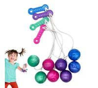 Clacker Balls Toy - Lato Click Clacks for Kids and Adults | Swinging Noise Maker with Handheld Balls for Parties Favors Sensory Play Indoor Outdoor Fun Entertainment