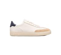 Clae - Baskets en cuir - Deane Offwhite Safari Navy pour Homme en Coton - Taille 43,5 - Beige Beige 43,5