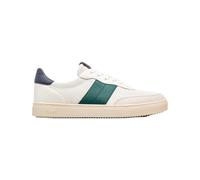 Clae - Baskets vegan - Davis White Cactus Navy Green en Coton - Taille 43 - Vert Vert 43