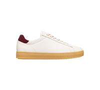 Clae - Sneakers en cuir - Bradley Offwhite Leather Zinfandel en Coton - Taille 43,5 - Blanc Blanc 43,5