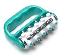 Claev Rouleau de massage de drainage lymphatique - Rouleau de massage des muscles profonds de qualité supérieure pour la détox, la circulation et la relaxation - Outil corporel portatif - Vert