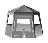 Clair Bâche étanche avec œillets,Bâche Transparente Anti-vieillissement avec 2 Fermetures éclair,Bâche de Protection imperméable,pour côtés des gazebos,Camping,terrasses,1zipper-W2xH3m