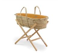 Clair de Lune Couffin et Support en Palmier Biologique, Jaune