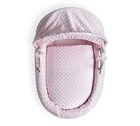 Clair de Lune Dimple Ensemble de literie pour couffin (Panier Non Inclus) - Rose
