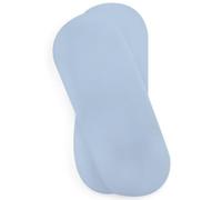 Clair de Lune Lot de 2 draps-Housses en Jersey de Coton pour couffin 74 x 30 cm (Bleu)