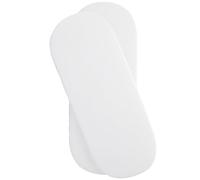 Clair de Lune Moses Basket Cotton Jersey Fitted Sheets (Pack of 2, White)