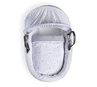 Clair de Lune Parure de lit pour couffin Motif étoiles et rayures Gris