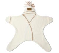 Clair de Lune Star Couverture Polaire pour bébé 6-12 Mois Crème