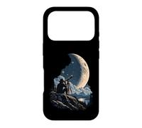 Clair De Lune Télescope Croissant Lune Observateur Coque pour iPhone 17 Pro