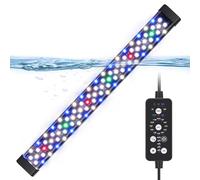clairage Hygger Aquarium LED, Lampe 17W avec 9 Couleurs et 10 Niveaux de Luminosite pour Tank de 51-89cm