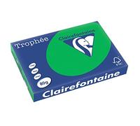 CLAIRALFA Ramette 500 Feuilles Papier 80g A3 420x297 mm Certifié FSC vert billard