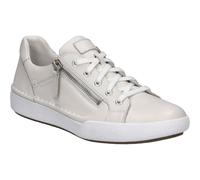 Josef Seibel Femme Baskets Basses Claire 03, Dame Baskets,Largeur G (Normale),Semelle intérieure Amovible,Blanc (Weiss),40 EU / 6.5 UK