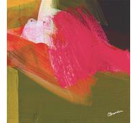 Claire Chandler - Impression sur toile "So Far Away" PM11522 (40 cm x 40 cm) (Vert/Rouge/Blanc)