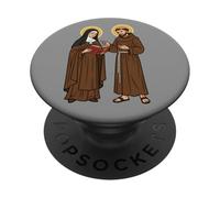 Claire et François d'Assise PopSockets PopGrip Adhésif