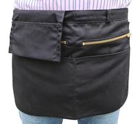 CLAIRE-FONCET, Tablier de Serveur, à Pochette Rabattable avec pochette pour Monnayeur-Distributeur de pièces, 2 Poches zippées