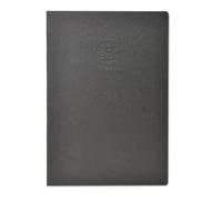 Clairefontaine 60332C Cahier Piqué Crok'Book - 24 Feuilles Papier Dessin Blanc 17x22 cm 90g - Format Portrait - Couverture Noire - Couverture Souple Personnalisable