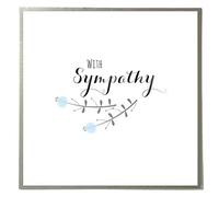 Claire Giles Carte de condoléances avec plume d'oie