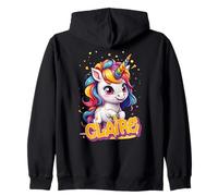 Claire - Joli prénom de Fille avec Un Licorne Adorable Sweat à Capuche