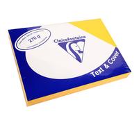 Clairefontaine 100 Couvertures Reliure Text&cover Toilé 270g A4 210x297mm Jaune Tournesol