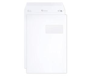 Clairefontaine 10250C - Boite 250 Pochettes Blanches C4 120g Auto-Adhésives