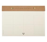 Clairefontaine 103846C - Bloc Planner Rivets Flying Spirit Kraft 24x17cm